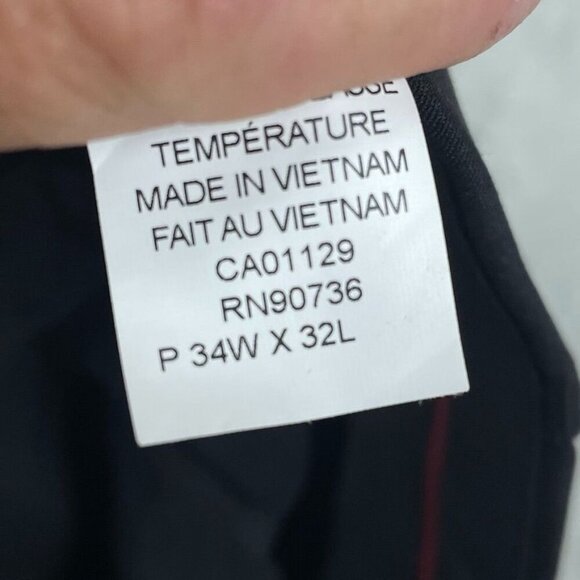 NEW Chaps Suit 38R Pants 34W X 32L Slim Fit Polyester Blend a1169 - Picture 7 of 13